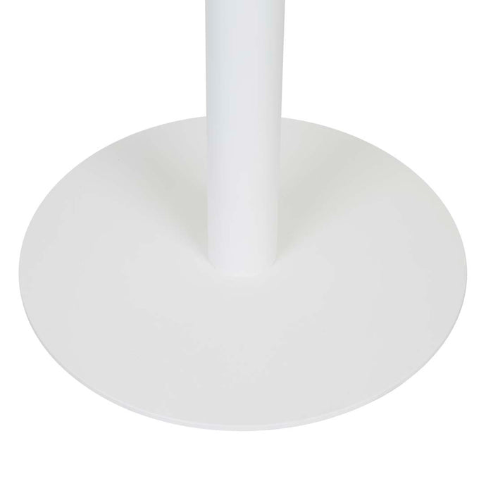 Portsea Cruise Round Bar Table - White Stone - White
