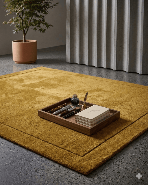 Caelum Rug – Brass – 300 X 400cm - Biku Furniture & Homewares