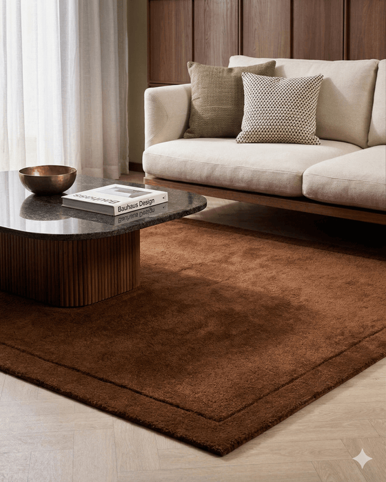Caelum Rug – Chocolate – 300 X 400cm - Biku Furniture & Homewares