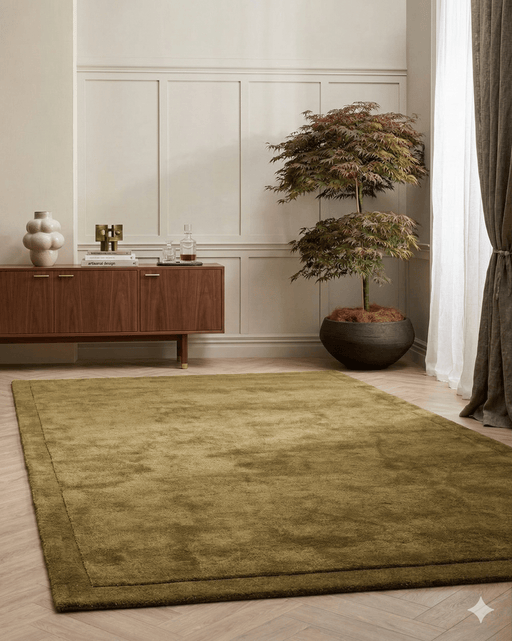 Caelum Rug – Olive – 300 X 400cm - Biku Furniture & Homewares