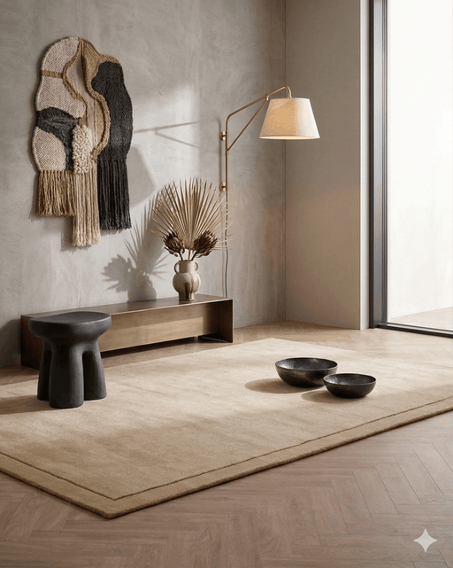 Caelum Rug – Sand – 300 X 400cm - Biku Furniture & Homewares