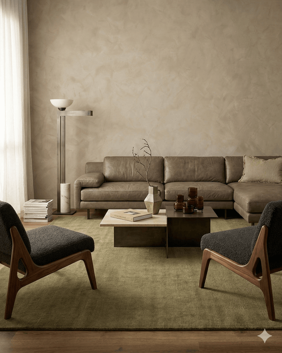 Calder Floor Rug – Lichen - Biku Furniture & Homewares