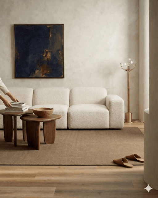 Calder Floor Rug– Maple - Biku Furniture & Homewares