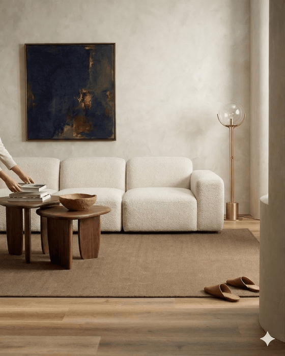 Calder Floor Rug– Maple - Biku Furniture & Homewares