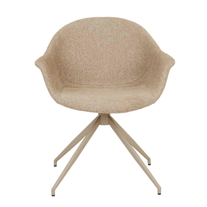 Daisy Spider Leg Office Chair - Fawn Speckle - Matt Cashmere