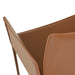 Lachlan Dining Armchair - Tan Recycled Leather