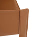 Lachlan Dining Armchair - Tan Recycled Leather