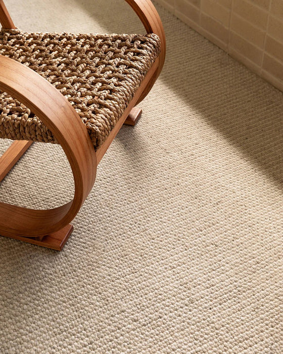 Chief Wool & Viscose Rug Oat Natural - Biku Furniture & Homewares