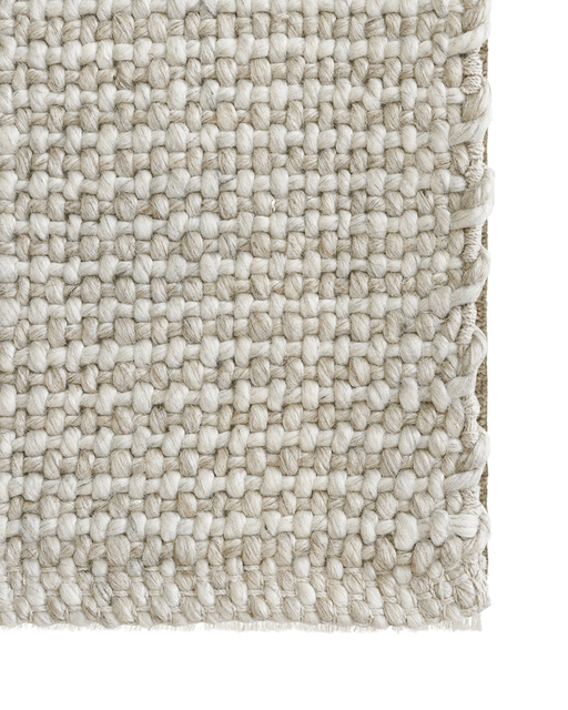 Chief Wool & Viscose Rug Oat Natural - Biku Furniture & Homewares