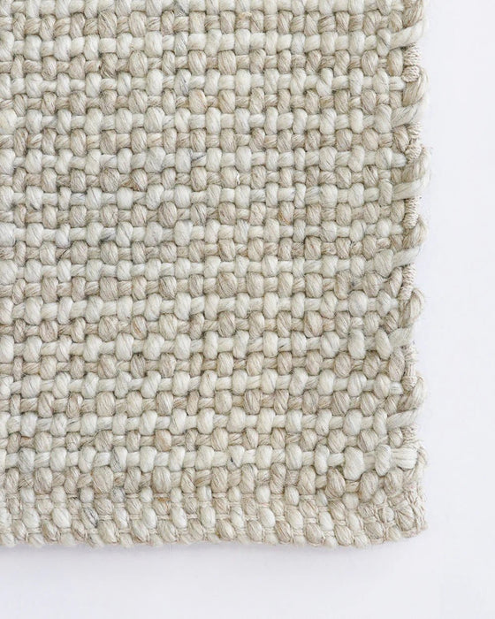 Chief Wool & Viscose Rug Oat Natural - Biku Furniture & Homewares