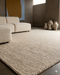 Chief Wool & Viscose Rug Oat Natural - Biku Furniture & Homewares