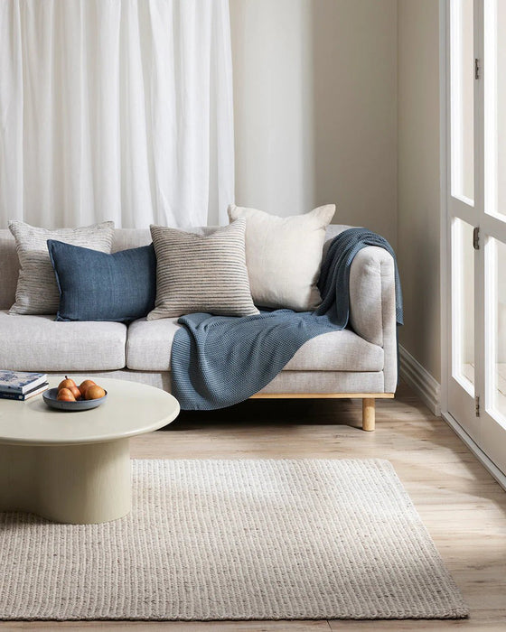 Chief Wool & Viscose Rug Oyster - Biku Furniture & Homewares