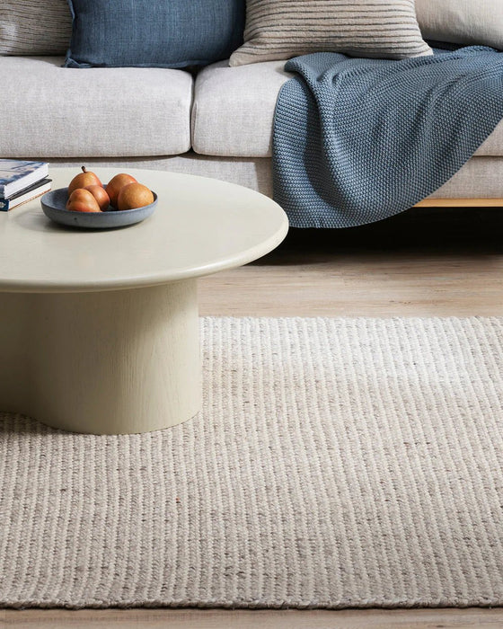 Chief Wool & Viscose Rug Oyster - Biku Furniture & Homewares