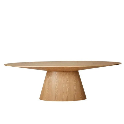 Classique Oval Dining Table - Natural Ash - Biku Furniture & Homewares