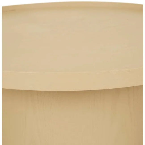 Classique Pedestal Coffee Table - Camel - Biku Furniture & Homewares