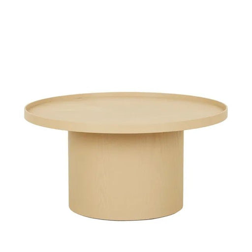 Classique Pedestal Coffee Table - Camel - Biku Furniture & Homewares