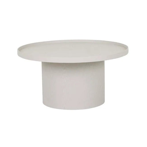 Classique Pedestal Coffee Table - Oyster Ash - Biku Furniture & Homewares