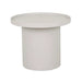 Classique Pedestal Side Table - Oyster Ash - Biku Furniture & Homewares