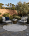 Coastal PET Round Rug - Biku Furniture & Homewares