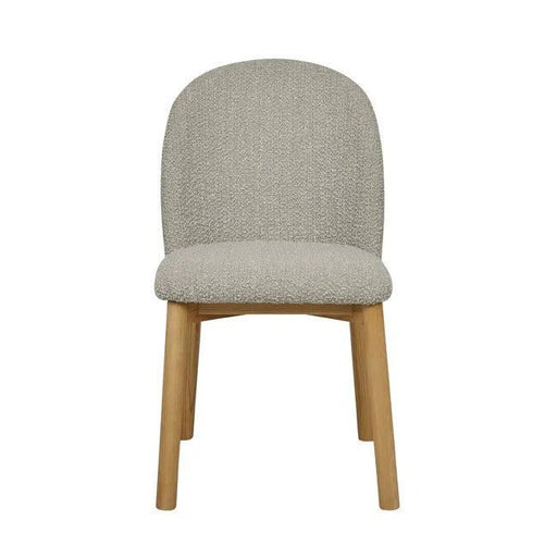 Cohen Dining Chair - Taupe Boucle - Natural Ash - Biku Furniture & Homewares