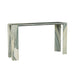 Atlas Slab Console Table - Marine Marble