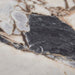 Elsie Bedside - Matt Ocean Marble - Natural Ash