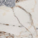 Oberon Curve Marble Coffee Table - Matt Ocean Marble - Natural Ash