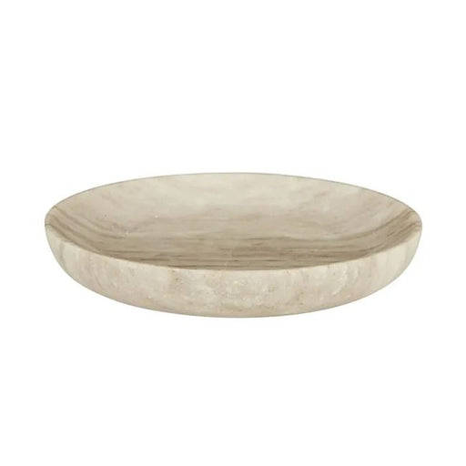 Dawn Rnd Platter - Oat Marble - Biku Furniture & Homewares