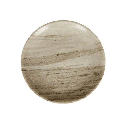 Dawn Rnd Platter - Oat Marble - Biku Furniture & Homewares