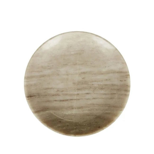 Dawn Rnd Platter - Oat Marble - Biku Furniture & Homewares