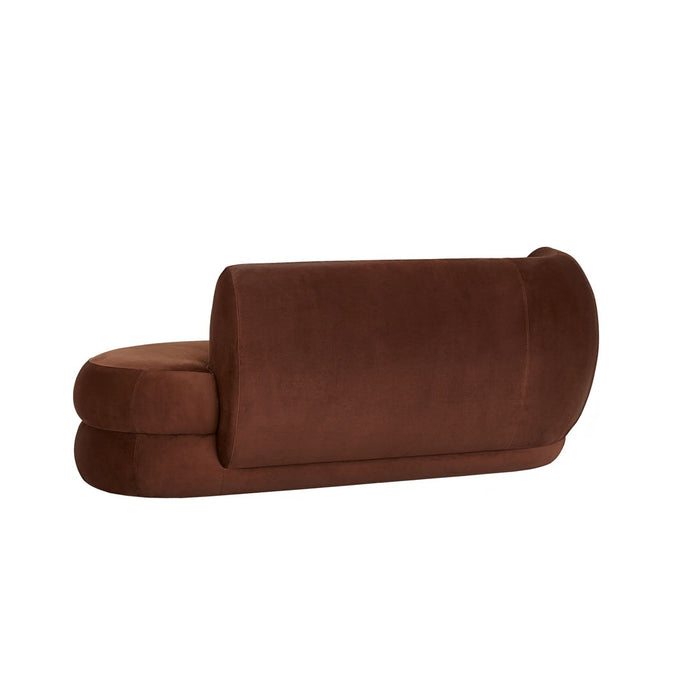 Vera Daybed Left Arm - Rum Raisin