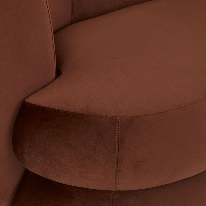 Vera Daybed Left Arm - Rum Raisin