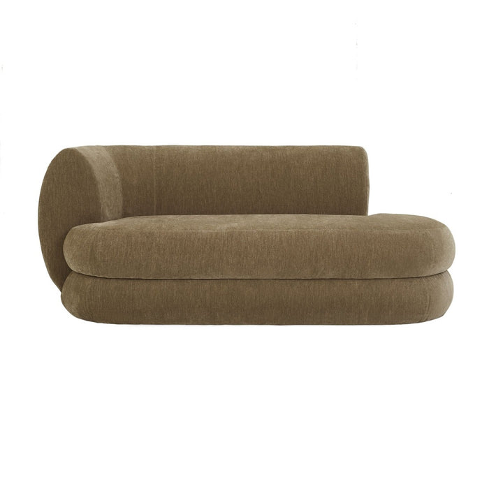 Vera Daybed Left Arm - Soft Russet