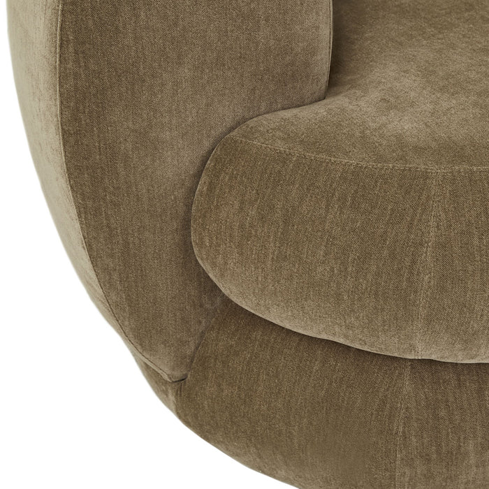 Vera Daybed Left Arm - Soft Russet