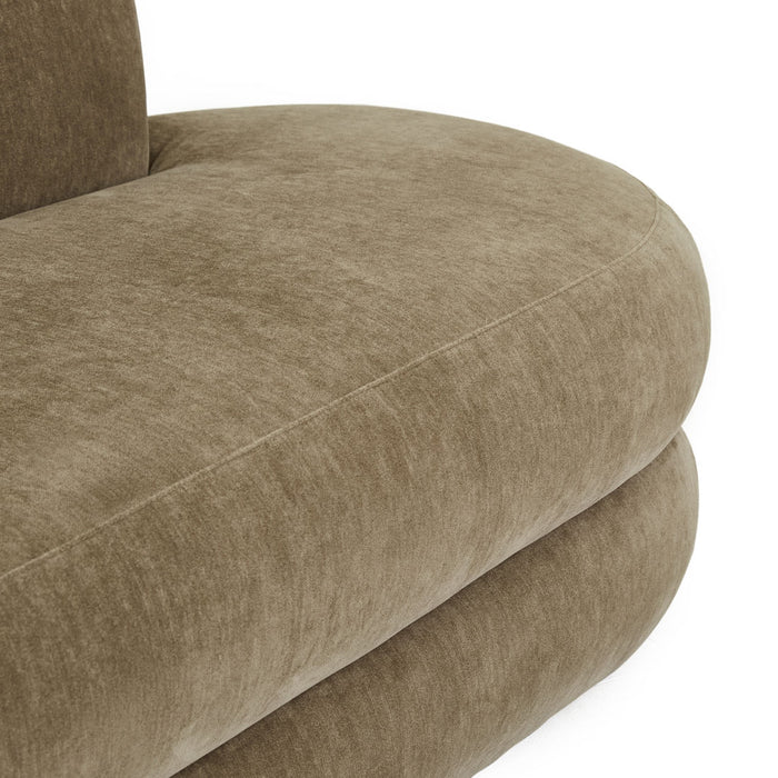 Vera Daybed Left Arm - Soft Russet