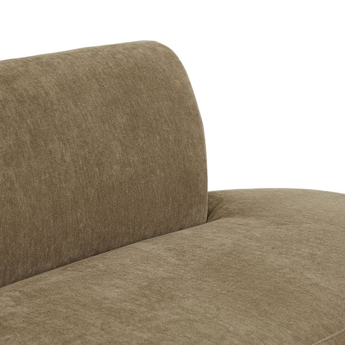 Vera Daybed Left Arm - Soft Russet