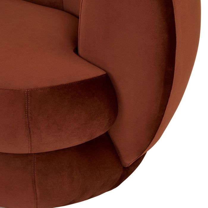 Vera Daybed Right Arm - Rum Raisin