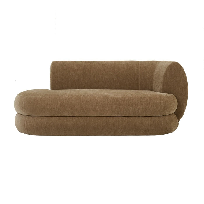 Vera Daybed Right Arm - Soft Russet