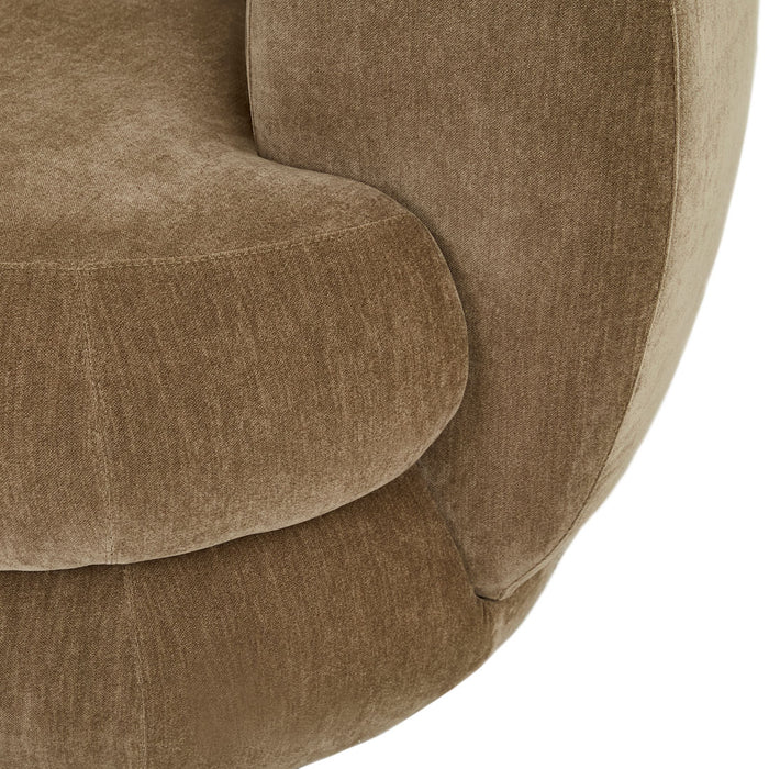 Vera Daybed Right Arm - Soft Russet