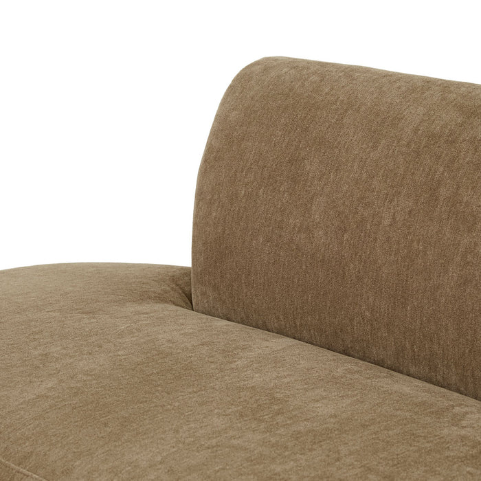 Vera Daybed Right Arm - Soft Russet