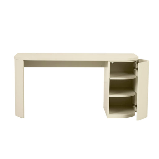 Orson Round Desk - Putty