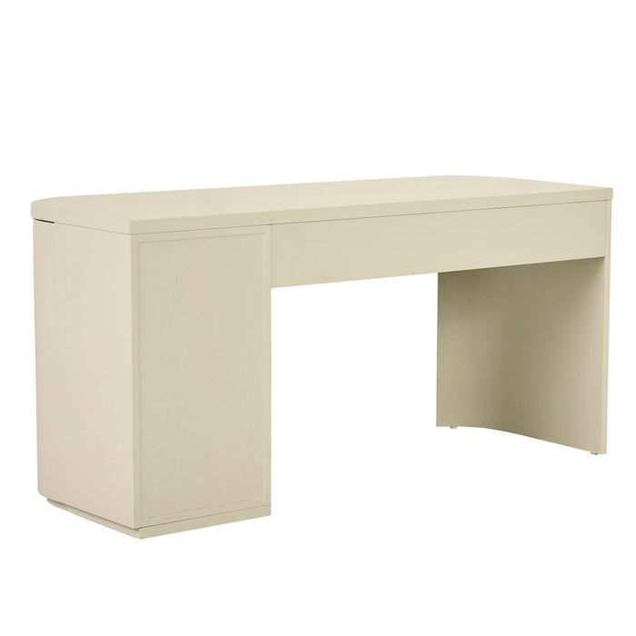 Orson Round Desk - Putty