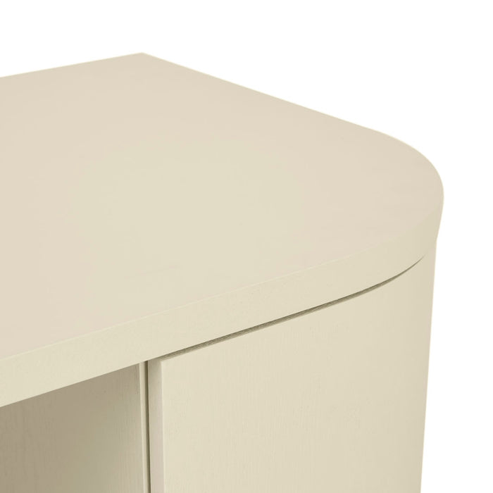 Orson Round Desk - Putty