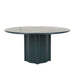 Leon Round Dining Table - Teal