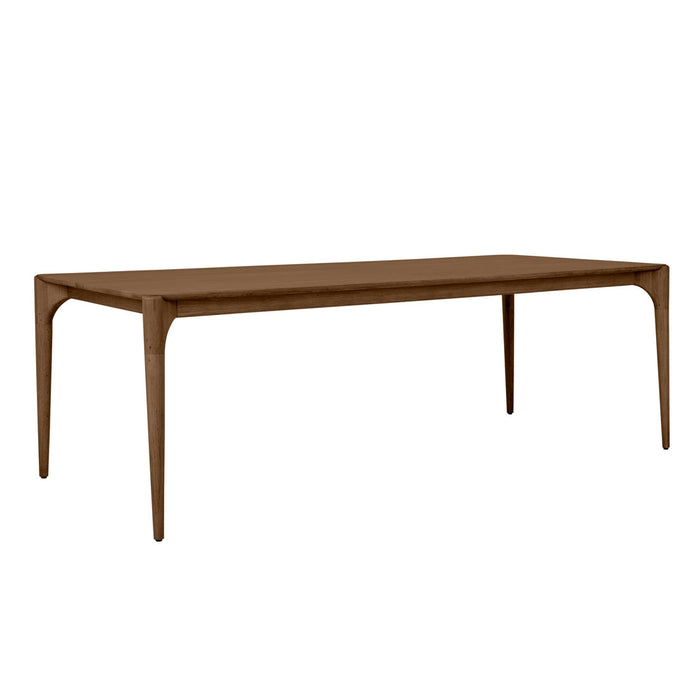Piper Spindle Dining Table - Mocha Oak