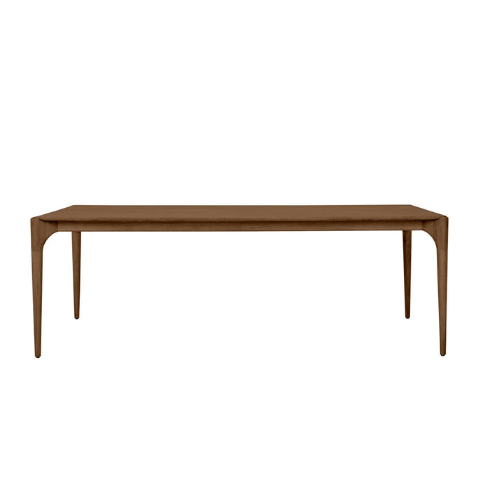 Piper Spindle Dining Table - Mocha Oak