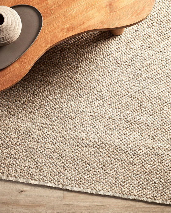 Eira Rug – Parchment - Biku Furniture & Homewares