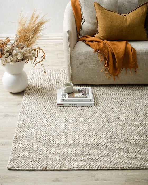 Eira Rug – Parchment - Biku Furniture & Homewares