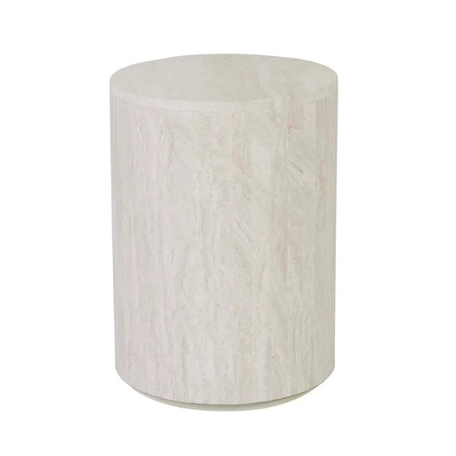 Elle Block Round Side Table - Biku Furniture & Homewares
