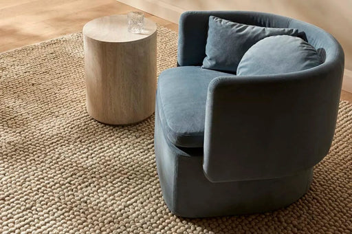 Elle Block Round Side Table - Biku Furniture & Homewares
